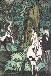 RODIER : Vous avez vu ? Cette petite. Robe de promenade en Parquetine de Rodier (pl.24, La Gazette du Bon ton, 1920 n°4) - First edition - Edition-Originale.com