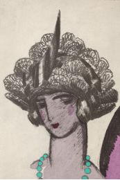 ROGER : L'Aile de jais. Chapeau de Camille Roger (pl.3, La Gazette du Bon ton, 1922 n°1) - Prima edizione - Edition-Originale.com