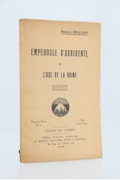 ROLLAND : Empédocle d'Agrigente et l'âge de la haine - Erste Ausgabe - Edition-Originale.com