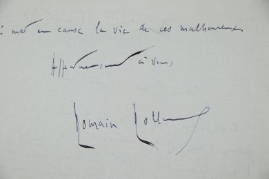 ROLLAND : Lettre autographe datée et signée adressée à Francis Jourdain évoquant ses démarches pour dénoncer l'instrumentalisation par le régime nazi de l'incendie du Reichstag : 