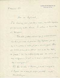 ROMAINS : Lettre autographe signée adressée à André Dignimont - Signiert, Erste Ausgabe - Edition-Originale.com