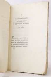 ROSSI : Lettera sopra un monumento recentemente scolpito dall'illustre scultore sig. Antonio Canova - Prima edizione - Edition-Originale.com