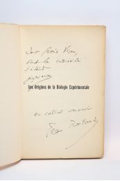 VIAN : Les origines de la biologie expérimentale et l'abbé Spallanzani - Signiert, Erste Ausgabe - Edition-Originale.com