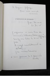 ROUAUD : L'imitation du bonheur - Autographe, Edition Originale - Edition-Originale.com