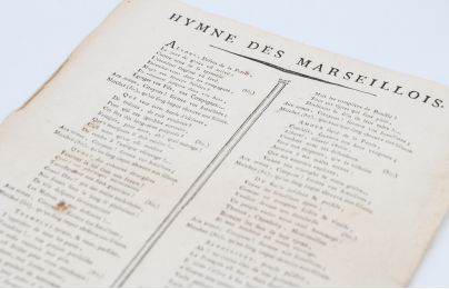 ROUGET DE L'ISLE : [LA MARSEILLAISE] - Hymne des Marseillois - Edition Originale - Edition-Originale.com