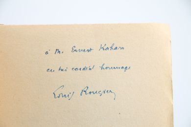 ROUGIER : La Métaphysique et le Langage - Autographe, Edition Originale - Edition-Originale.com