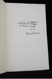 ROY : Le verbe aimer et autres essais - Signiert, Erste Ausgabe - Edition-Originale.com