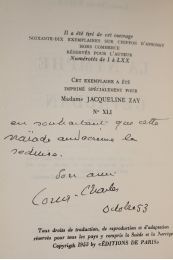 ROYER : La nymphe du Gévaudan - Signed book, First edition - Edition-Originale.com
