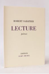 SABATIER : Lecture - Prima edizione - Edition-Originale.com