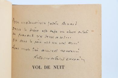 SAINT-EXUPERY : Vol de nuit - Autographe, Edition Originale - Edition-Originale.com