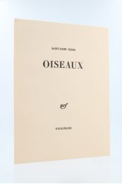 SAINT-JOHN PERSE : Oiseaux - First edition - Edition-Originale.com