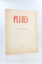 SAINT-JOHN PERSE : Pluies - First edition - Edition-Originale.com