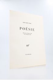 SAINT-JOHN PERSE : Poésie - Erste Ausgabe - Edition-Originale.com