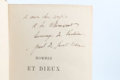 SAINT-VICTOR : Hommes et dieux - Signed book, First edition - Edition-Originale.com