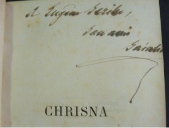 SAINTINE : Chrisna - Autographe, Edition Originale - Edition-Originale.com