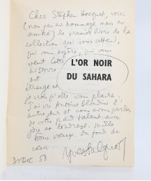 SALGUES : L'or noir du Sahara - La pathétique aventure de Conrad Kilian - Exemplaire de Stephen Hecquet - Libro autografato, Prima edizione - Edition-Originale.com