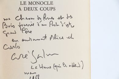 SALMON : Le Monocle à deux Coups - Autographe, Edition Originale - Edition-Originale.com