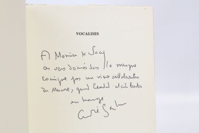 SALMON : Vocalises - Signed book, First edition - Edition-Originale.com