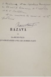 SAMAT : Razava ou la jeune-fille-qui-aimait-jouer-avec-les-hommes-forts. Conte du pays malgache - Autographe, Edition Originale - Edition-Originale.com