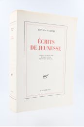 SARTRE : Ecrits de jeunesse - Edition Originale - Edition-Originale.com