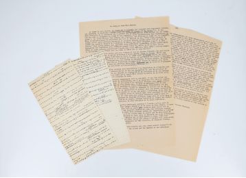 SARTRE : Le roman de Jean-Paul Sartre. Manuscrit autographe et tapuscrit complets.  - Signed book, First edition - Edition-Originale.com