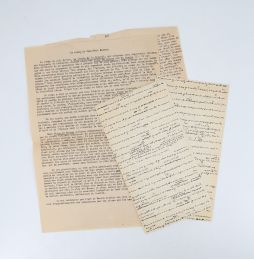SARTRE : Le roman de Jean-Paul Sartre -  Manuscrit autographe et tapuscrit complets.  - Signed book, First edition - Edition-Originale.com