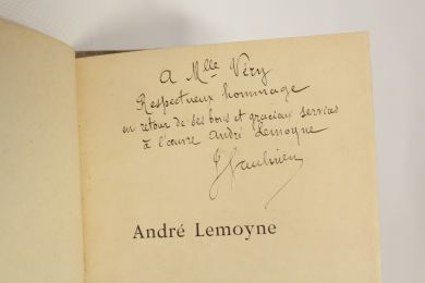 SAULNIER : André Lemoyne (1822-1907). Le poète l'oeuvre le collègue - Autographe, Edition Originale - Edition-Originale.com