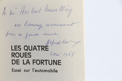 SAUVY : Les Quatre Roues de la Fortune - Essai sur l'Automobile - Autographe, Edition Originale - Edition-Originale.com