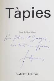 SCHEPS : Tapies  - Autographe, Edition Originale - Edition-Originale.com