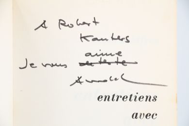 SCHIFRES : Entretiens avec Arrabal - Libro autografato, Prima edizione - Edition-Originale.com