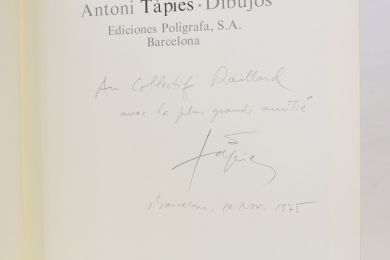 SCHMALENBACH : Tapies dibujos - Signed book, First edition - Edition-Originale.com