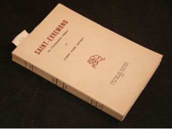 SCHMIDT : Saint-Evremond ou l'humaniste impur - Prima edizione - Edition-Originale.com