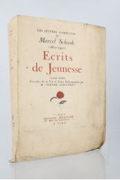 SCHWOB : Ecrits de jeunesse (essais inédits) - Prima edizione - Edition-Originale.com