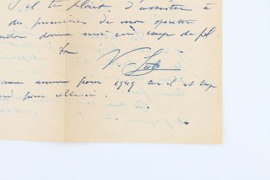 SCOTTO : Lettre autographe signée à son grand ami Carlo Rim - Signiert, Erste Ausgabe - Edition-Originale.com