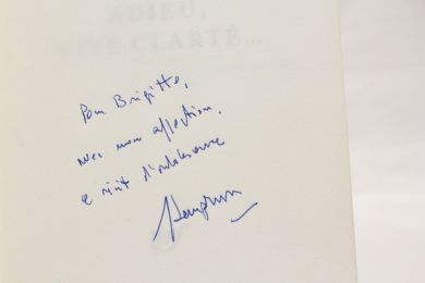 SEMPRUN : Adieu, vive clarté... - Signed book, First edition - Edition-Originale.com