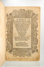 SENEQUE : Opus tragoediarum aptissimisque figuris excultum. In quo tria millia errata atque inversa loca exemplorum depravatione & librariorum incuria diligentissime ad veterem lectionem nunc primum reformata. Cum expositoribus luculentissimis Bernardino Marmita & Daniele Gaietano  - Edition-Originale.com