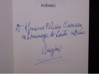 SENGHOR : Poèmes.  - Autographe, Edition Originale - Edition-Originale.com