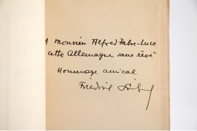 SIEBURG : Défense du Nationalisme allemand - Libro autografato, Prima edizione - Edition-Originale.com