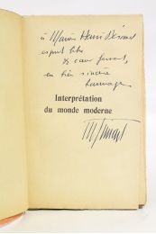 SIMART : Interprétation du monde moderne - Autographe, Edition Originale - Edition-Originale.com