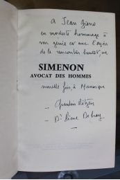 SIMENON : Simenon avocat des hommes - Signiert, Erste Ausgabe - Edition-Originale.com