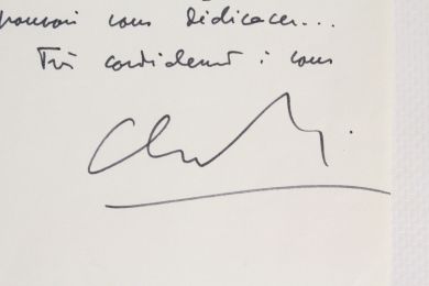 SIMON : Lettre autographe signée de Claude Simon à René Wintzen  - Signed book, First edition - Edition-Originale.com
