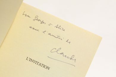 SIMON : L'invitation - Autographe, Edition Originale - Edition-Originale.com