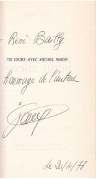 SIMON : 728 jours avec Michel Simon - Libro autografato, Prima edizione - Edition-Originale.com