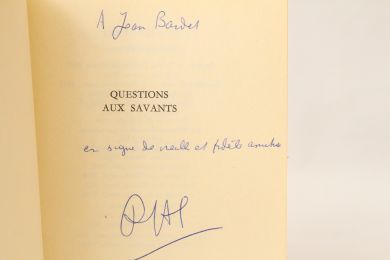 SIMON : Questions aux savants - Signed book, First edition - Edition-Originale.com