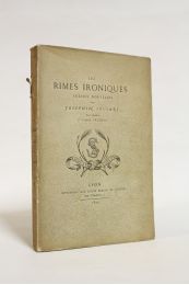 SOULARY : Les rimes ironiques - Erste Ausgabe - Edition-Originale.com