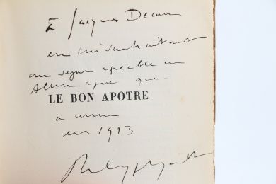 SOUPAULT : Le bon apôtre - Autographe, Edition Originale - Edition-Originale.com