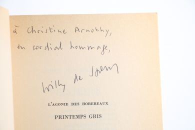 SPENS : Printemps gris - Signed book, First edition - Edition-Originale.com