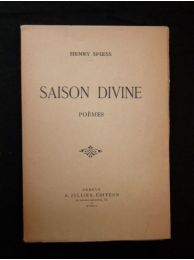 SPIESS : Saison divine - Prima edizione - Edition-Originale.com