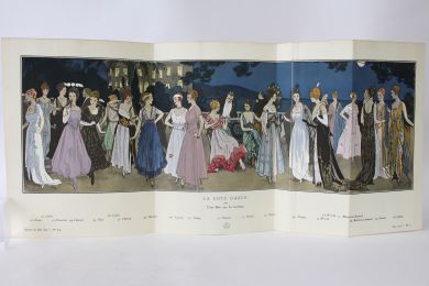 La Côte d'Azur ou Une fête sur la terrasse (pl.6, La Gazette du Bon ton, Eté 1915 n°8-9) - First edition - Edition-Originale.com