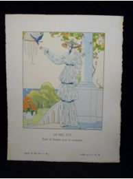 Le Bel été. Robe de lingerie pour la campagne. (La Gazette du Bon ton, n°9. Année 1913 - Planche III ) - Edition Originale - Edition-Originale.com